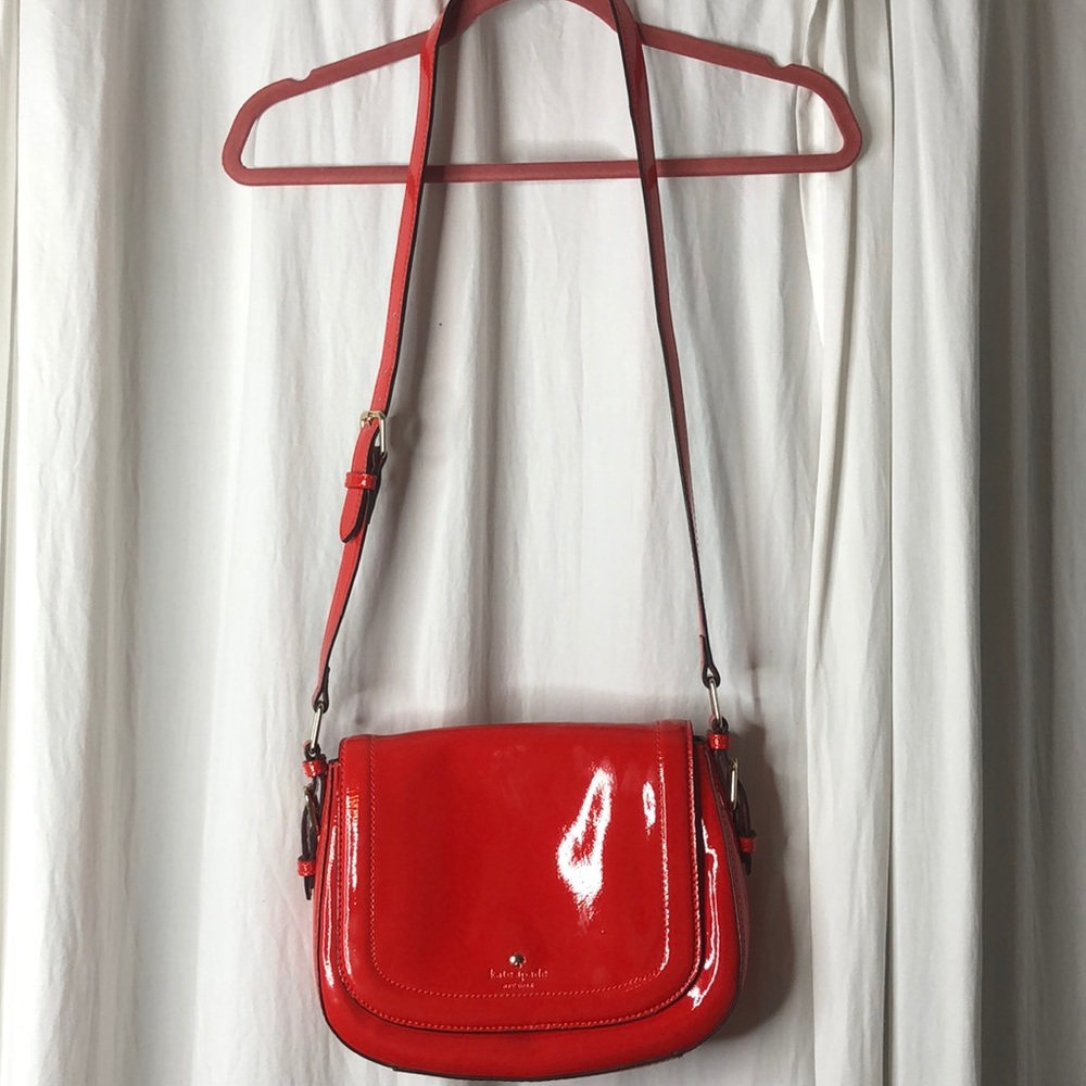 Kate Spade Purse. Shiny Red Purse.
